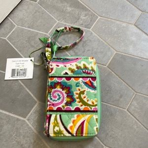 New With Tag Vera Bradley Carry It All Wristlet Tutti Frutti